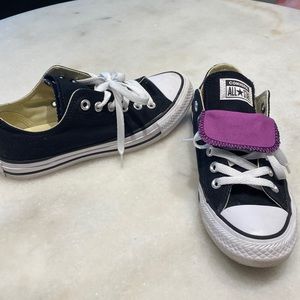 Black converse size 7